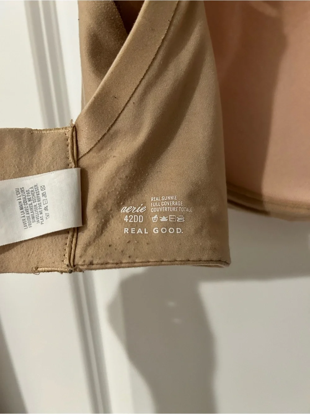 Aerie Real Sunnie Full Coverage Bra 42DD Nude T-Shirt Bra Real Good